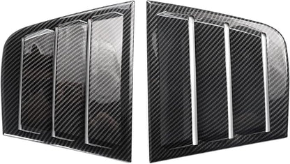 Naisec for Dodge Charger 2011-2023 Accessories Exterior Decoration Side Window Louvers Air Vent Scoop Shades Cover Trim ABS ?Carbon Fiber?