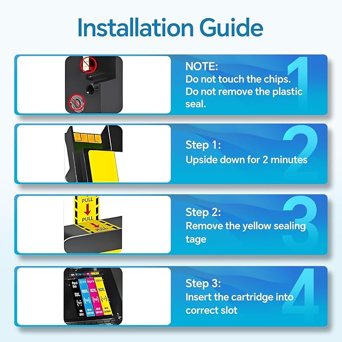 951XL Ink Cartridges Compatible Ink Cartridge for HP Printer-951 XL Combo Pack (Cyan, Magenta, Yellow) 3-Pack Replacement for HP 951 Work with OfficeJet Pro 8600 8610 8620 8100 8630 8660 76DW 251DW