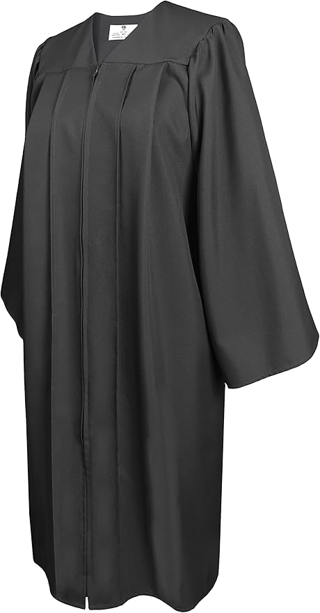 GradPlaza Matte Choir Robe for Church Baptism Officiant Confirmation Costume,Graduation Gown for School,Judge Pastor Robes