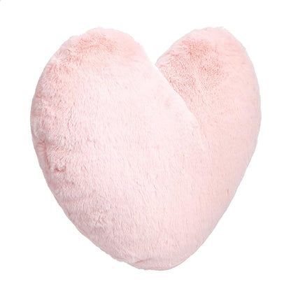Basics Kids Pink Heart Pillow, Room Decor, 10.5 in x 4 in