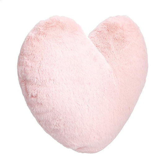 Basics Kids Pink Heart Pillow, Room Decor, 10.5 in x 4 in