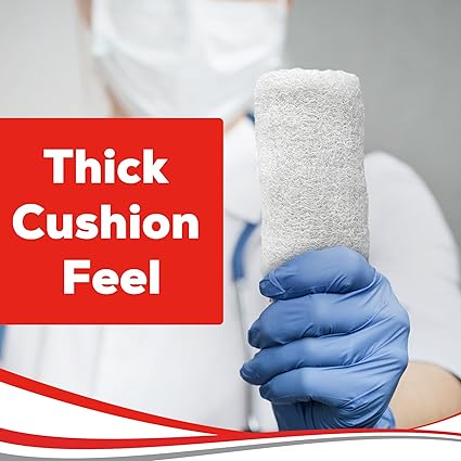 Kerlix Gauze Bandage Rolls - 4 12 in x 4.1 Yds, 6 Ply - 6 Single Sterile Pocuhes- Extra Absorbency - Latex Free, Hospital Grade Cotton Fluff Bandage Wrap Krinkle Style - for Wound Care  First Aid