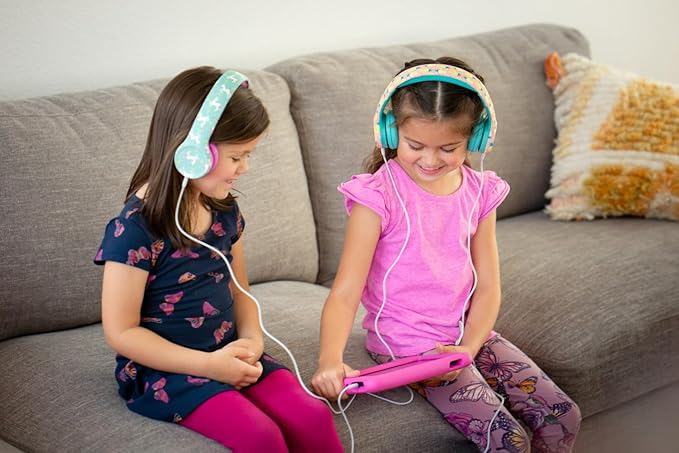 Snug Play Kids Headphones with Volume Limiting for Toddlers (BoysGirls) - Monster Trucks
