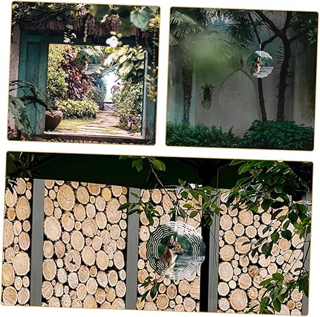 Totority 2Pcs Sublimation Blank Wind Spinner Hanging Ornament for Garden Decorations Wind Spinner for Outdoor Use