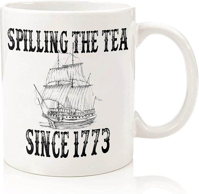 History Teacher Gift Spilling the Tea Since 1773 Coffee Cup, Appreciation Funny History Major Mug, Mugs For History Teacher Men For Woman Birthday Christmas Teacher's Day Gifts White Coffee Mug 11 Oz