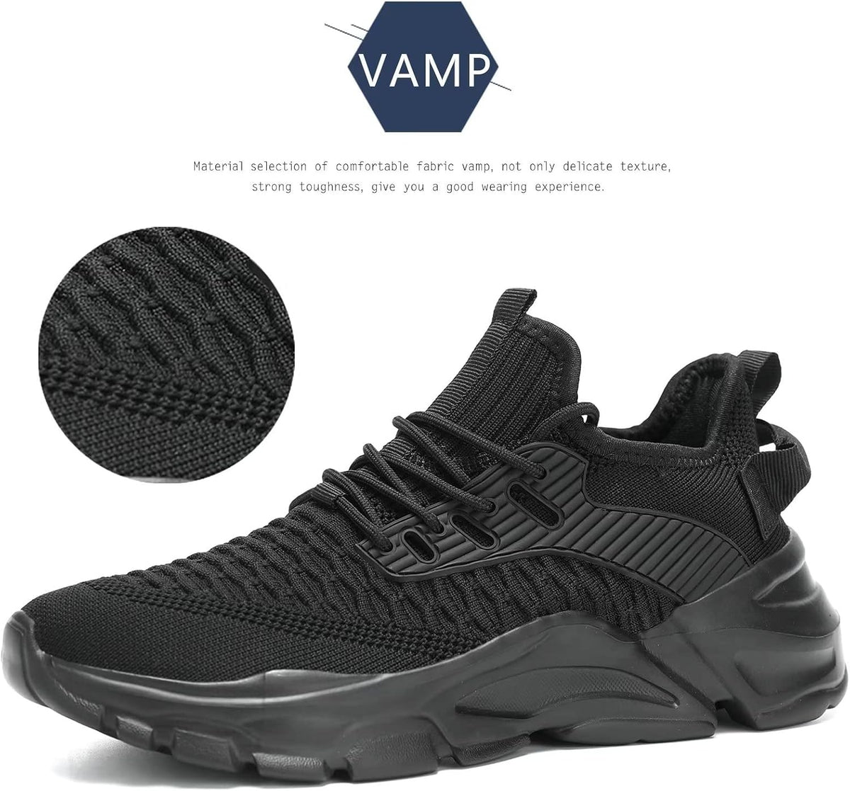 Srenket women's/ Men's Running Shoes, Non Slip, Breathable, Lightweight Fashion Sneakers, Slip Resistant Athletic Sports Walking Gym Work Shoes