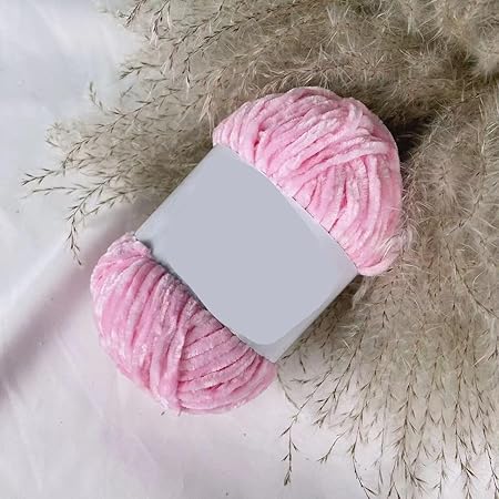 100g110m Chenille Velvet Yarn Knitting Wool Thick Warm Crochet Knitting Yarn Cotton Baby Wool DIY Hand-Knitted Sweater (Color : 08)