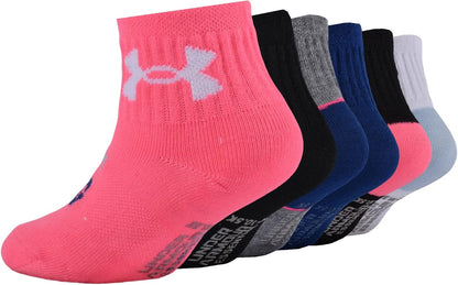 Under Armour girls Multi Pack Quarter Sock