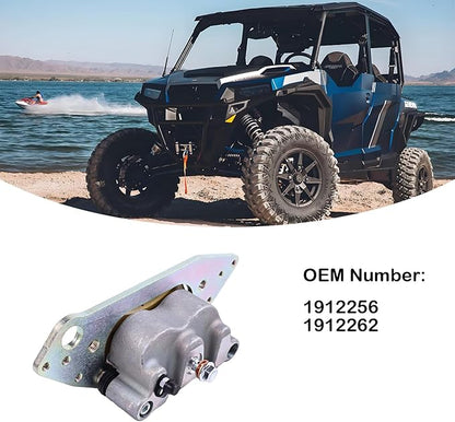 1912256 Front Right Brake Caliper Compatible with Polaris Ranger 500 570 700 800 900 1000 RZR 800 900 100, 1912262 Replacement (Right Brake)