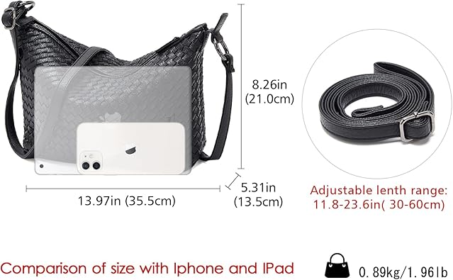 Women Genuine Leather Handbag for Women Large Work Tote Bag with Top Handle Purse Satchel Shoulder Bag for Women