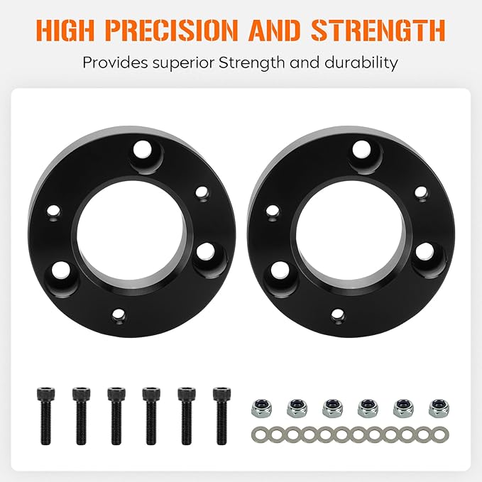 2” Front Leveling Lift Kits for 2004-2023 Ford F150 Expedition Lincoln Mark LT, Raise 50.8mm Forged Aluminum Strut Spacers