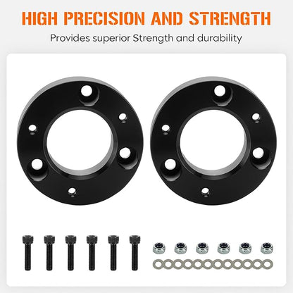 2” Front Leveling Lift Kits for 2004-2023 Ford F150 Expedition Lincoln Mark LT, Raise 50.8mm Forged Aluminum Strut Spacers