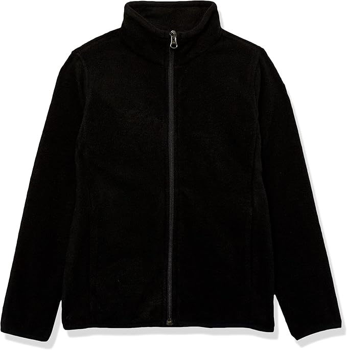 Essentials Boys and Toddlers' Polar Fleece Full-Zip Mock Jacket