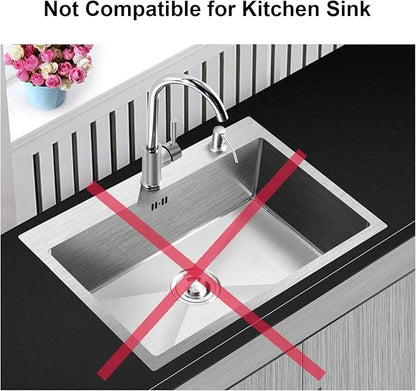 6-Pack Bathroom Mesh Sink Drain Strainer - 2.12" Top  1" Small Stainless Steel Hair Basket Catcher for Bathroom Sink, Lavatory, Balcony, Utility, RV, Floor Drain