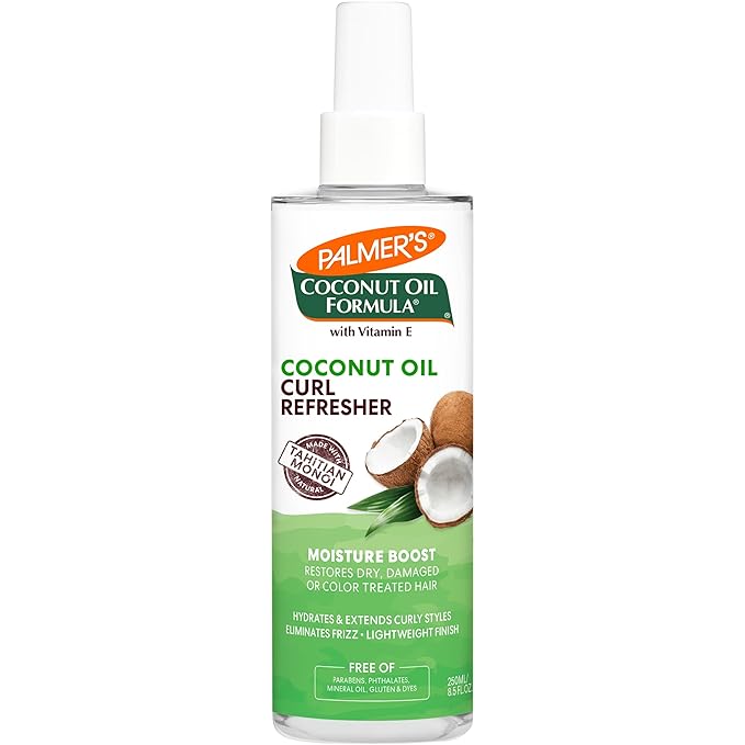 Palmer's Coconut Oil Formula Moisture Boost Curl Refresher Spray, 8.5 Ounce