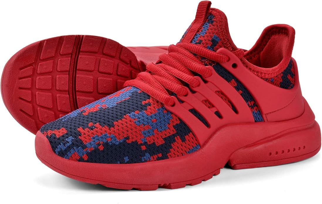 Troadlop Kids Sneaker Lightweight Breathable Running Tennis Boys Girls Shoes