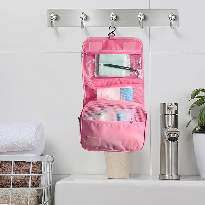 Exquisite Travel Bag for Ostomy and Colostomy Supplies - The Ultimate Choice for Post - Surgery Individuals, Featuring Hanging Setup and Stylish Covers Tailored for Women (Black)
