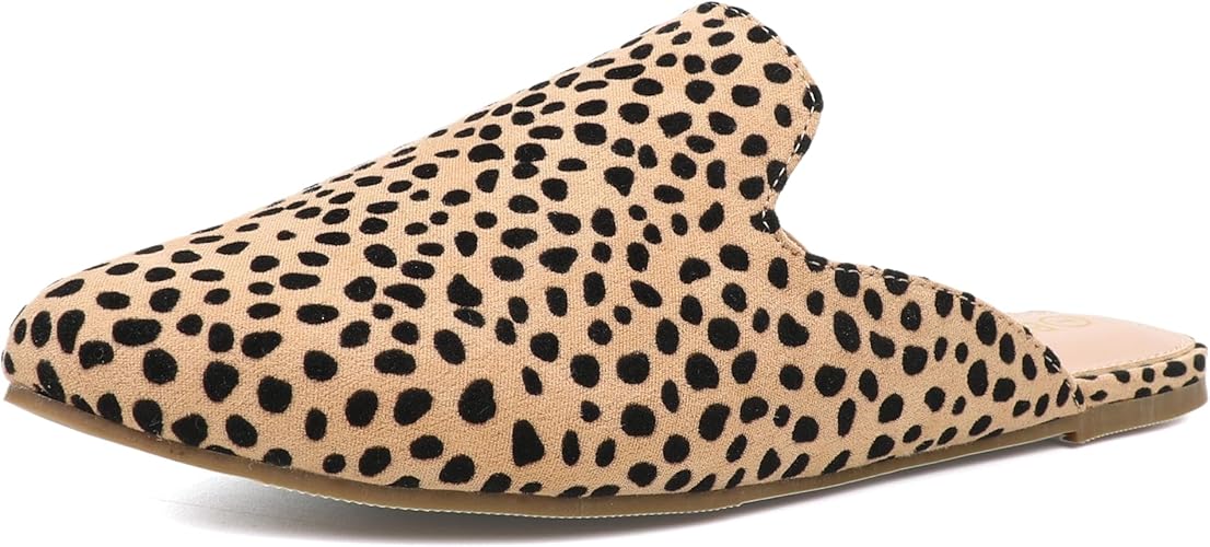 BOYYOUN Mules for Women Comfortable Slip On Backless Flats Pointed Toe Loafers for Work and Casual Wear Low Heel Closed Shoes Womens Mule