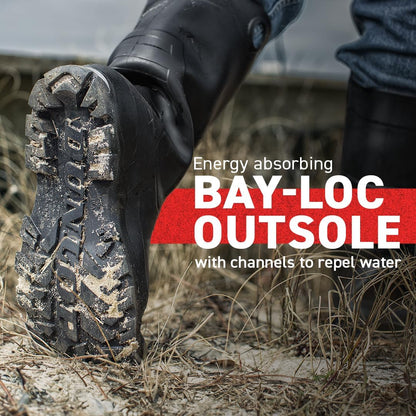 Size 11-Men, 13-Women Dunlop Chesapeake Rubber Boots for Men & Women – PVC - Waterproof - Lightweight Garden, Fishing & Rain Boots with Soft Toe and Wide Calf – Black – Size 3–15