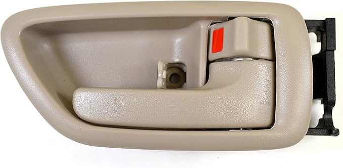 8063 FrontRear Right Passenger Side Interior Door Handle BeigeTan Compatible with 2001-2007 Toyota Sequoia; 2004-2006 Toyota Tundra (Crew Cab Only)