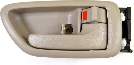 8063 FrontRear Right Passenger Side Interior Door Handle BeigeTan Compatible with 2001-2007 Toyota Sequoia; 2004-2006 Toyota Tundra (Crew Cab Only)