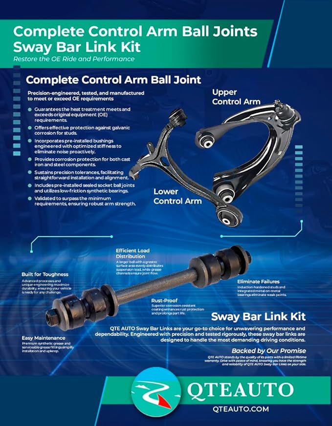 PM Auto Front Lower Suspension Ball Joint For 2008-2002 Honda Accord