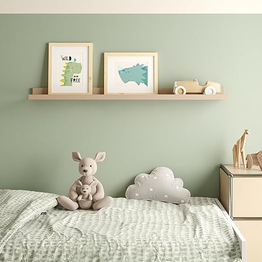KINLINK 8x10 Picture Frames, Wood Grain Photo Frames with Plexiglass for Picture 5x7 with Mat or 8x10 without Mat, Composite Wood Picture Frames for Table Top and Wall Mounting