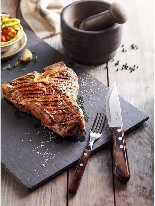 toramontexi-na Jumbo Knives, Poly Wood Dark Brown 34616095