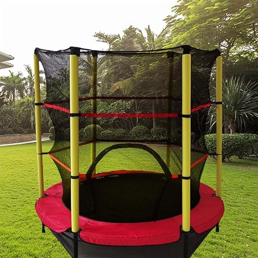 Replacement Trampoline Safety Net, UV Resistant Tear Resistant, 55 Inch KidsTrampoline Enclosure Surround Netting,55 Inch,Black