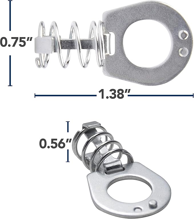 Steel Fastener RV Water Heater Latch Twist Cam Lock (2-Pack)