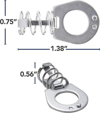 Steel Fastener RV Water Heater Latch Twist Cam Lock (2-Pack)