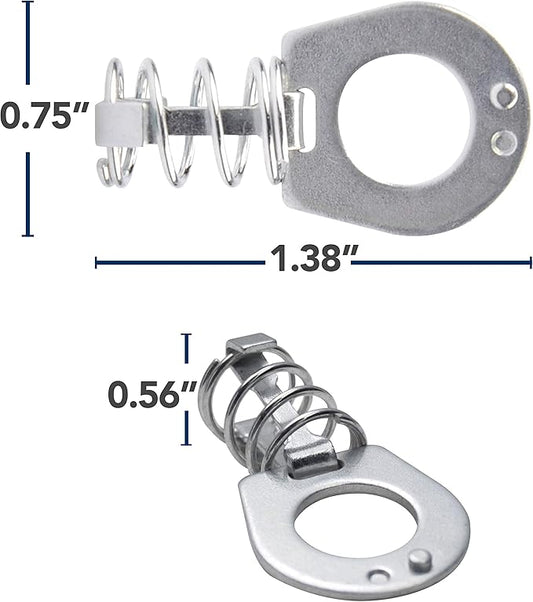 Steel Fastener RV Water Heater Latch Twist Cam Lock (2-Pack)