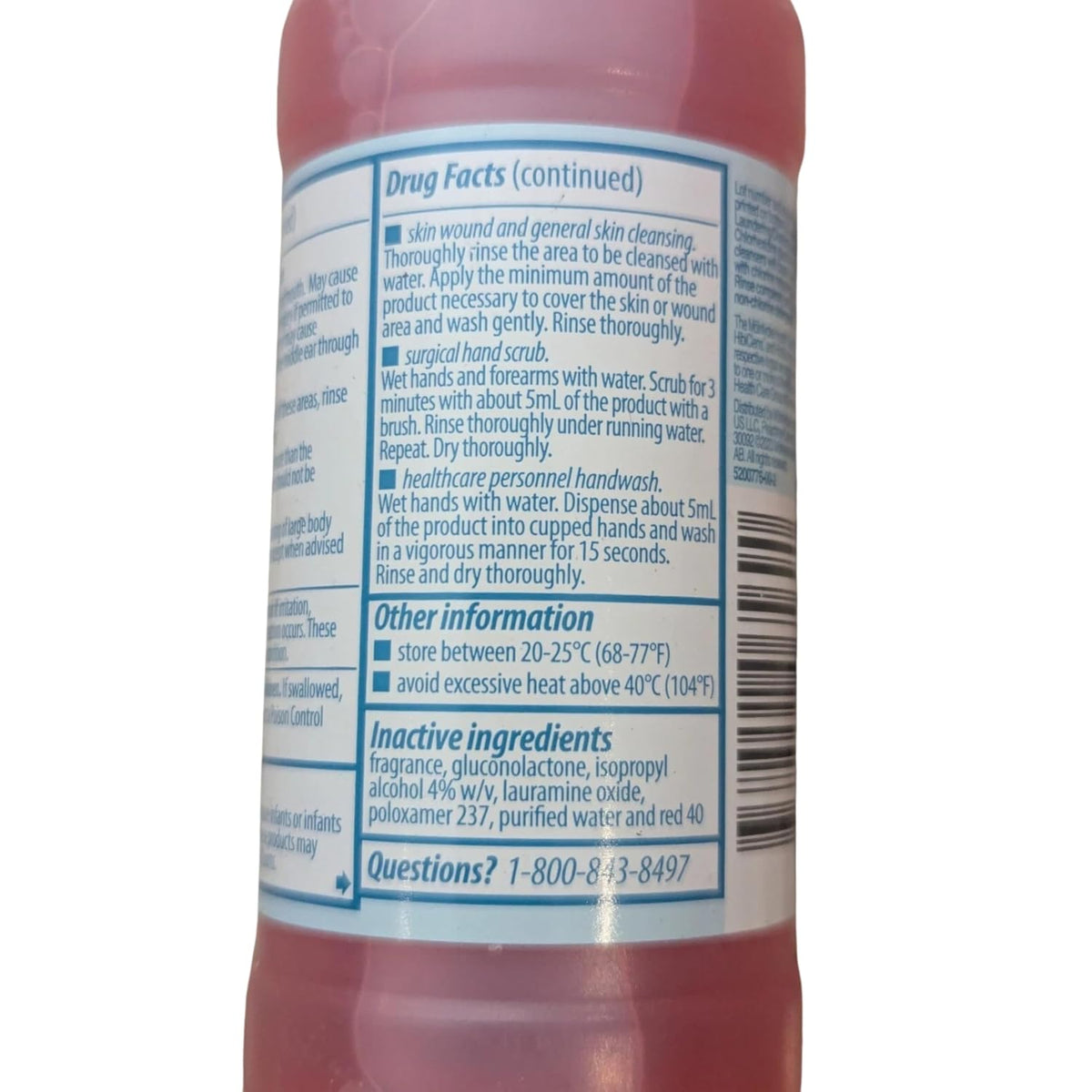 Hibiclens 18598 Antiseptic/Antimicrobial Skin Cleanser