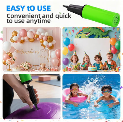 Hand Air Pump-Portable Inflator Tool 1 Inflator Manual Balloon Air Pump for for Inflatables, Pool Floats, Party Garlands and Yoga Balls