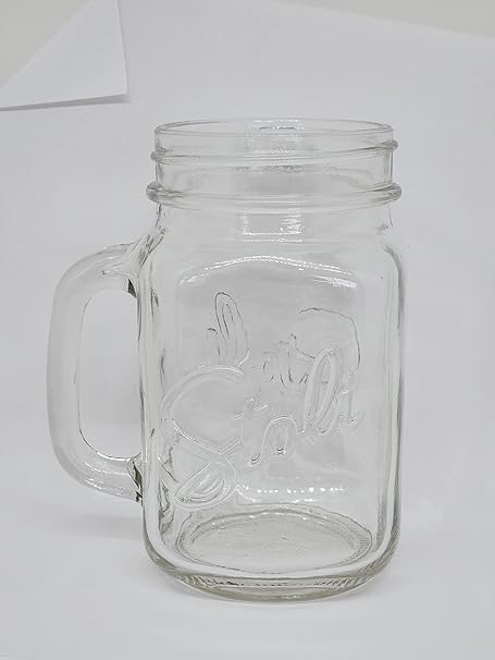Stoli Mason Jar Mule Glass Mug