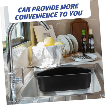 Kitchen Sink Food Drain Basket Triangle Design Easy to Assemble Drying Basket