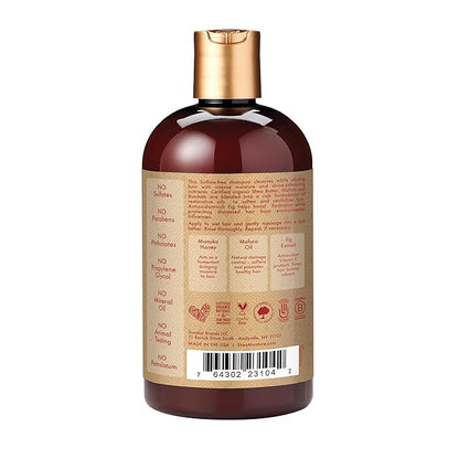 Shea Moisture Intensive Hydration Shampoo for Dry, Damaged Hair Manuka Honey and Mafura Oil Sulfate-Free 13 oz