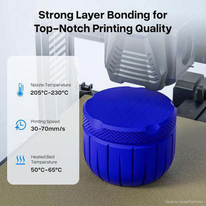 PLA+ 1.75mm 3D Printer Filament, PLA Plus with Dimensional Accuracy +/- 0.02mm