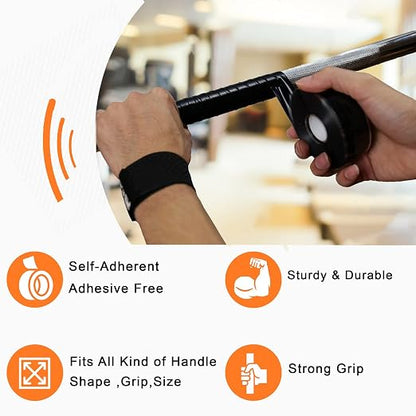 Grip Tape, 32FT Self Fusing Silicone Tape Rubber Grip Wrap for Pull Up Bars, Barbells, Dumbbells, Gym Equipment,Bike Handles, Tools