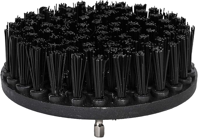 HIFROM 5" Ultra Stiff Drill Power Scrubbing Cleaning Scrub Brushes for Heavy Duty Loose Paint Stripping, Rust Removal and Heavy Duty Scrubbing, Graffiti Remover for Stone, Cement, Brick Walls