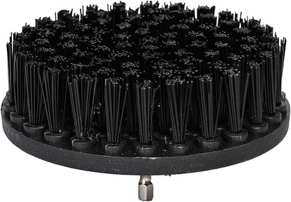 HIFROM 5" Ultra Stiff Drill Power Scrubbing Cleaning Scrub Brushes for Heavy Duty Loose Paint Stripping, Rust Removal and Heavy Duty Scrubbing, Graffiti Remover for Stone, Cement, Brick Walls