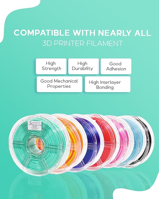 PLA Filament 1.75mm 1kg Green Pastel 3D Printer Filament - Mint Green PLA