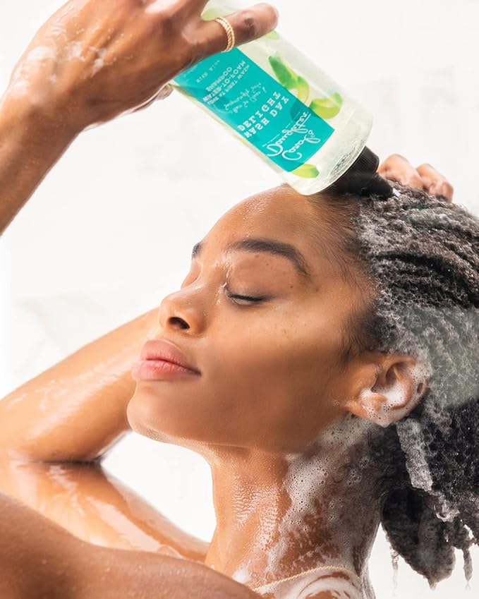 Carols Daughter Wash Day Delight Love at First To Foam Sulfate Free Shampoo with Aloe and Micellar Water, Paraben and Silicone Free, Micellar Shampoo for Kinky, Curly Hair, 16.9 fl oz