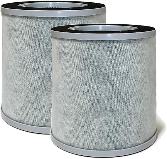Nispira 3-in-1 True HEPA Activated Carbon Filter Replacement Compatible with Elechomes Air Purifier EPI236 EP1236, 2 Pack