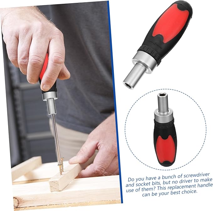1 Pc Screwdriver Handle Winding Clock Key Screwdriver Tool Hand Tools Home Fixing Tools Short Handle Screwdriver Hand Ratchet Tool Magnetic Tool Bit Iron Wrench Hand Use To Rotate