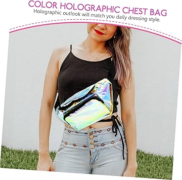 Fanny Pack for Girls Fashionable Chest Pack Double Zipper Practical and Portable for Daily Use