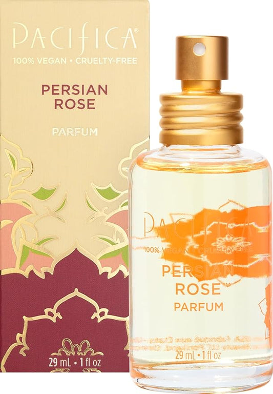 Pacifica Beauty, Persian Rose Clean Fragrance Spray Perfume, Made with Natural  Essential Oils, Fresh Rose Scent, Vegan  Cruelty Free, Phthalate-Free, Paraben-Free, Gifts for Her, 29 ml. 1 fl. oz