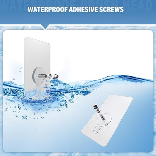 Adhesive wall hooks (13 pounds maximum), screwless wall hooks without nails for photo frames, waterproof and oil-resistant hooks for decorations and kitchen shelves