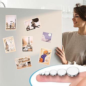 30 Pcs Small Magnets, 15x2mm Mini Magnets, Tiny Magnets, Whiteboard Magnets, Round Magnets for Whiteboard, Photos, Tools, Arts, Home, Office