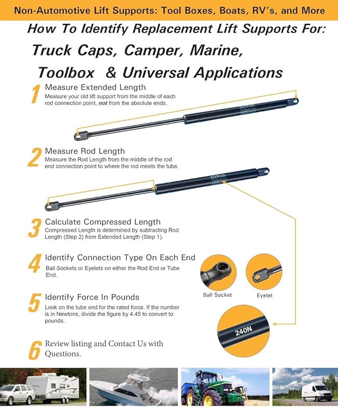 2Pcs 17.24 Inch Front Hood Struts Lift Supports Compatible With 02-07 Liberty Sport Utility - Shock Gas Spring Prop Rod
